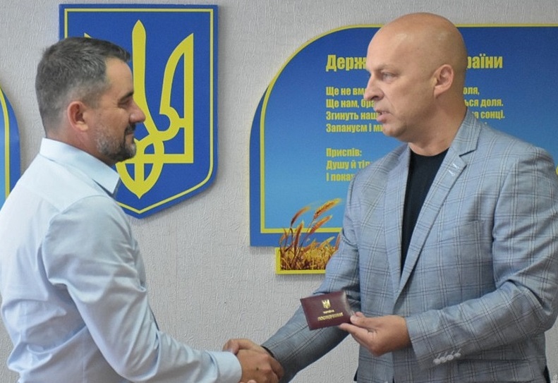 Представление Вадима Ляха главой ВГА в Славянске