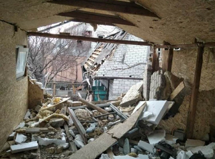 Майстерня Катерини після боїв у Гостомелі