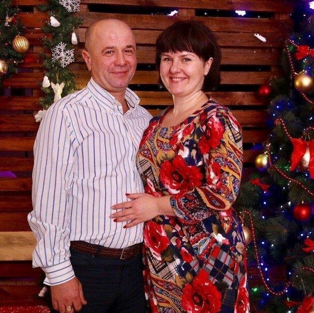 Юлія з чоловіком