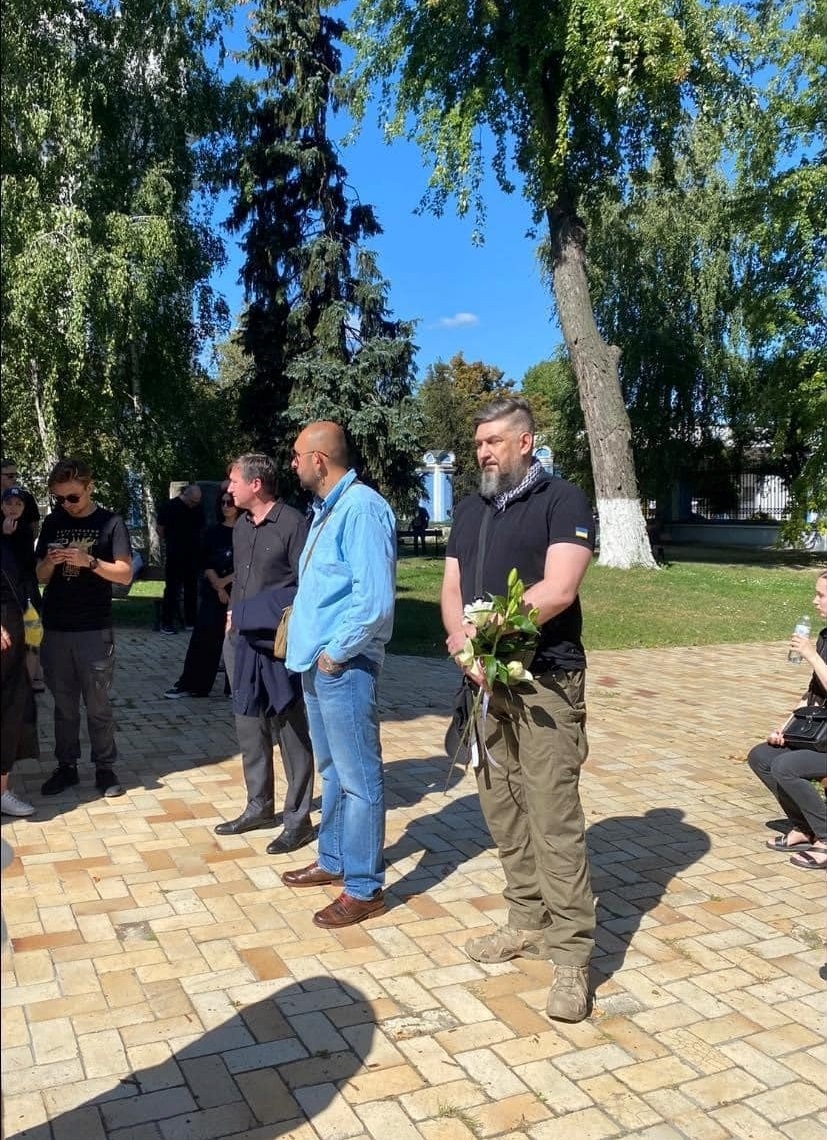 Сергій Шевченко на прощанні з Ігорем Козловським
