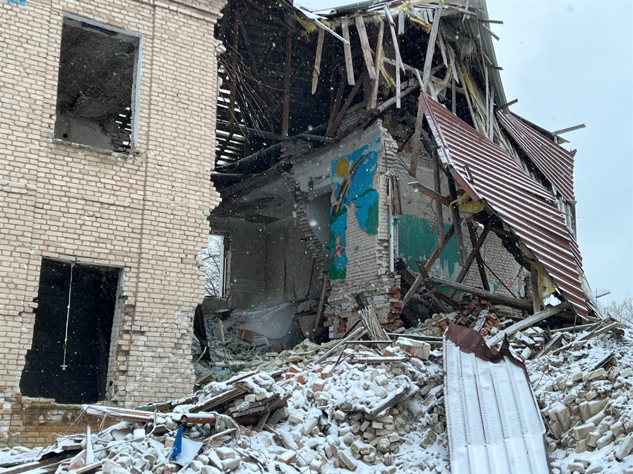 У цій школі працювала Галина. Зараз від неї мало що залишилось