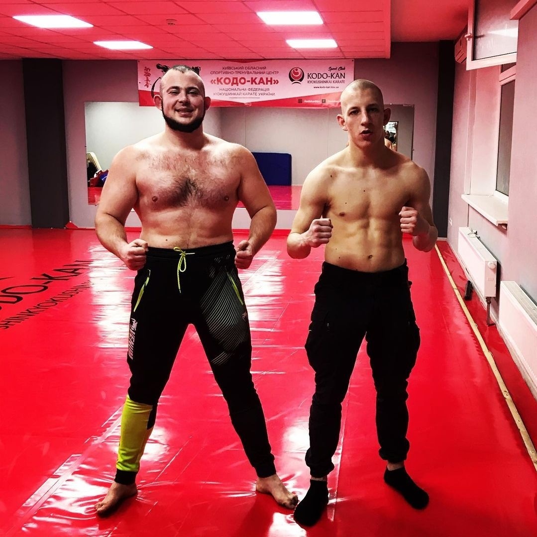 Дмитро з учнем Владиславом