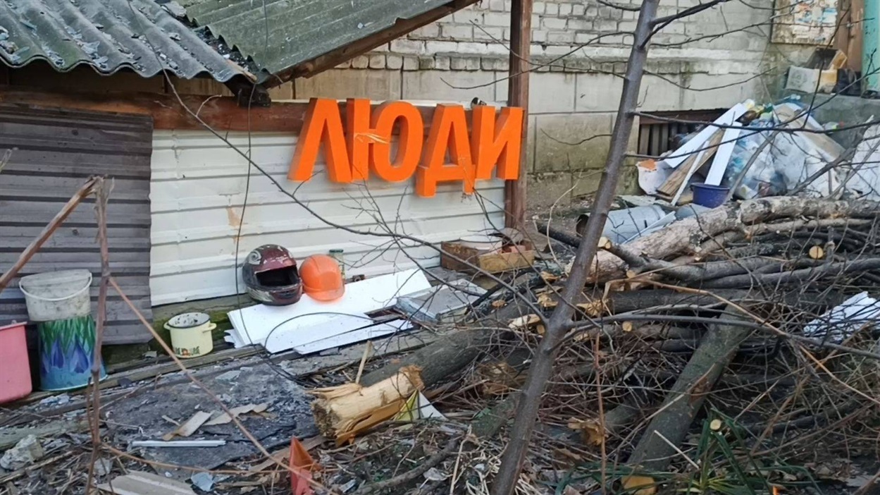 Так у Бахмуті місцеві позначають місця, де ще живуть люди