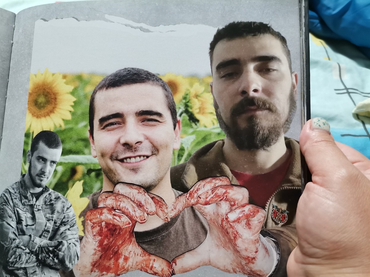 Це світлина "Хасана" у книзі "Очі Маріуполя"
