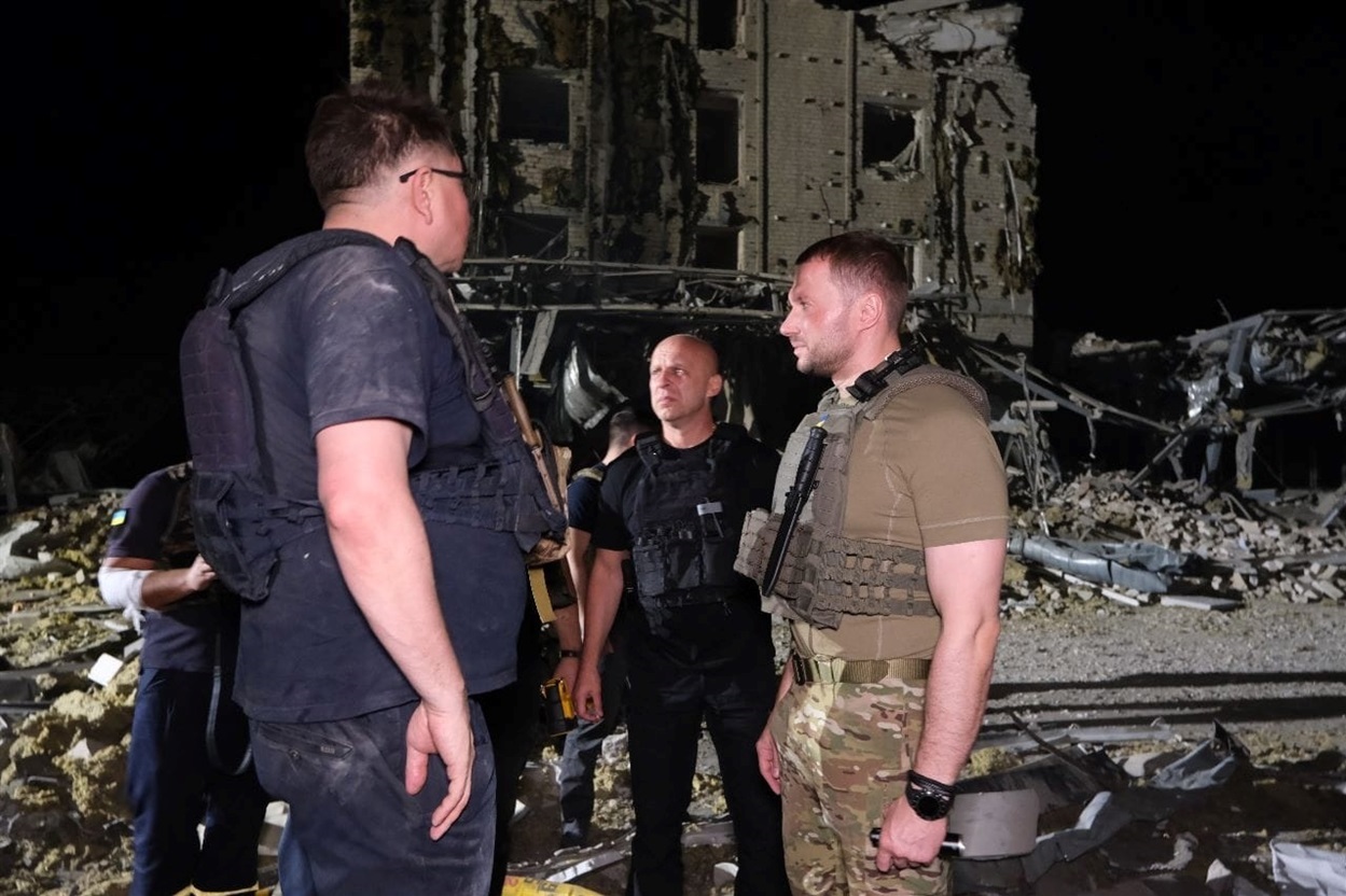 На час керівництва Донеччиною Павлом Кириленком припало повномасштабне вторгнення. Покровськ, серпень 2023, наслідки ракетного удару росіян