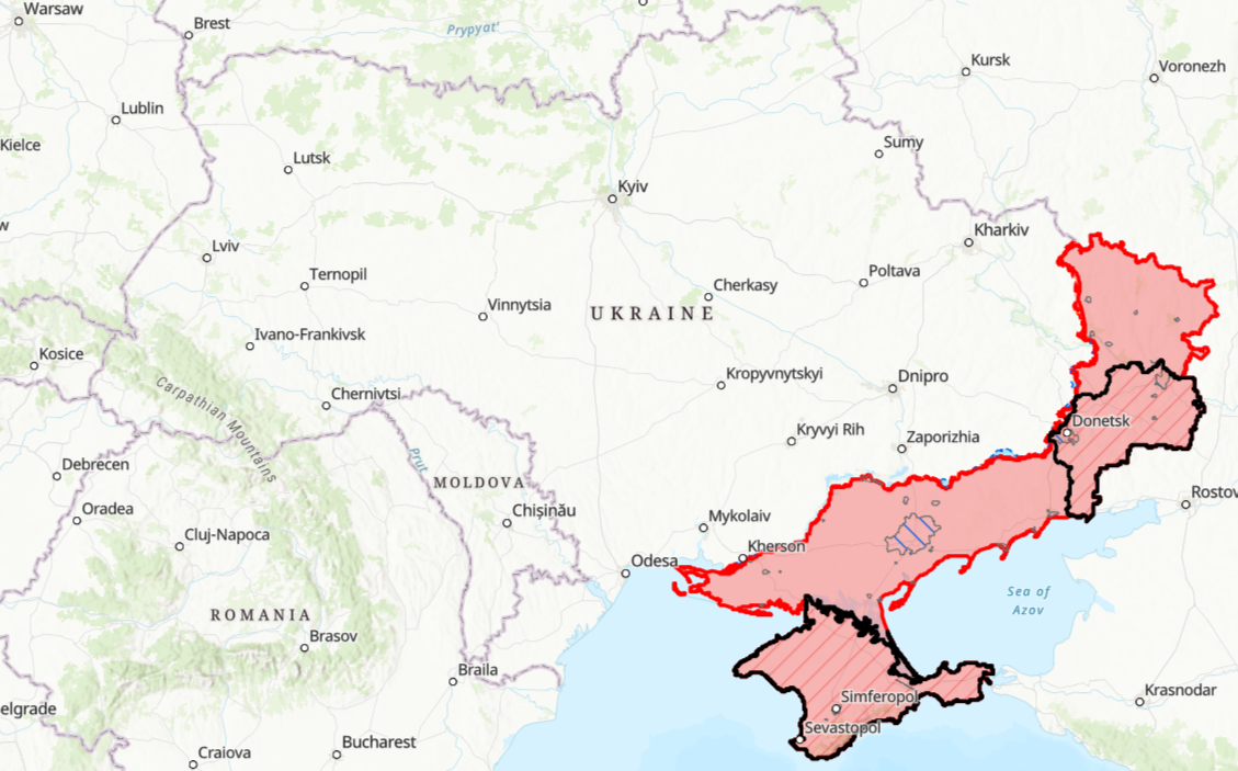 карта бойових дій