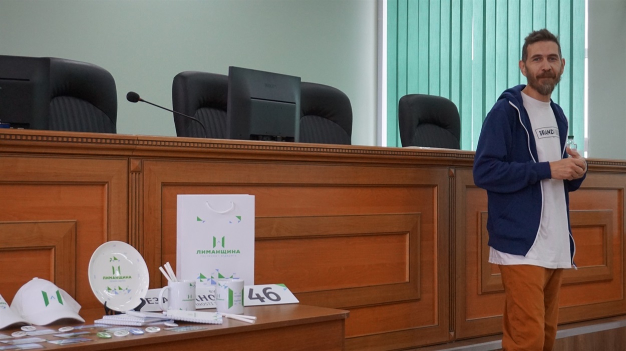 Тарас Доненко на презентації бренду