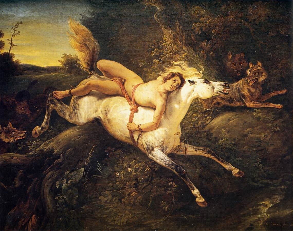 Орас Верне, "Мазепа серед вовків", 1826 рік