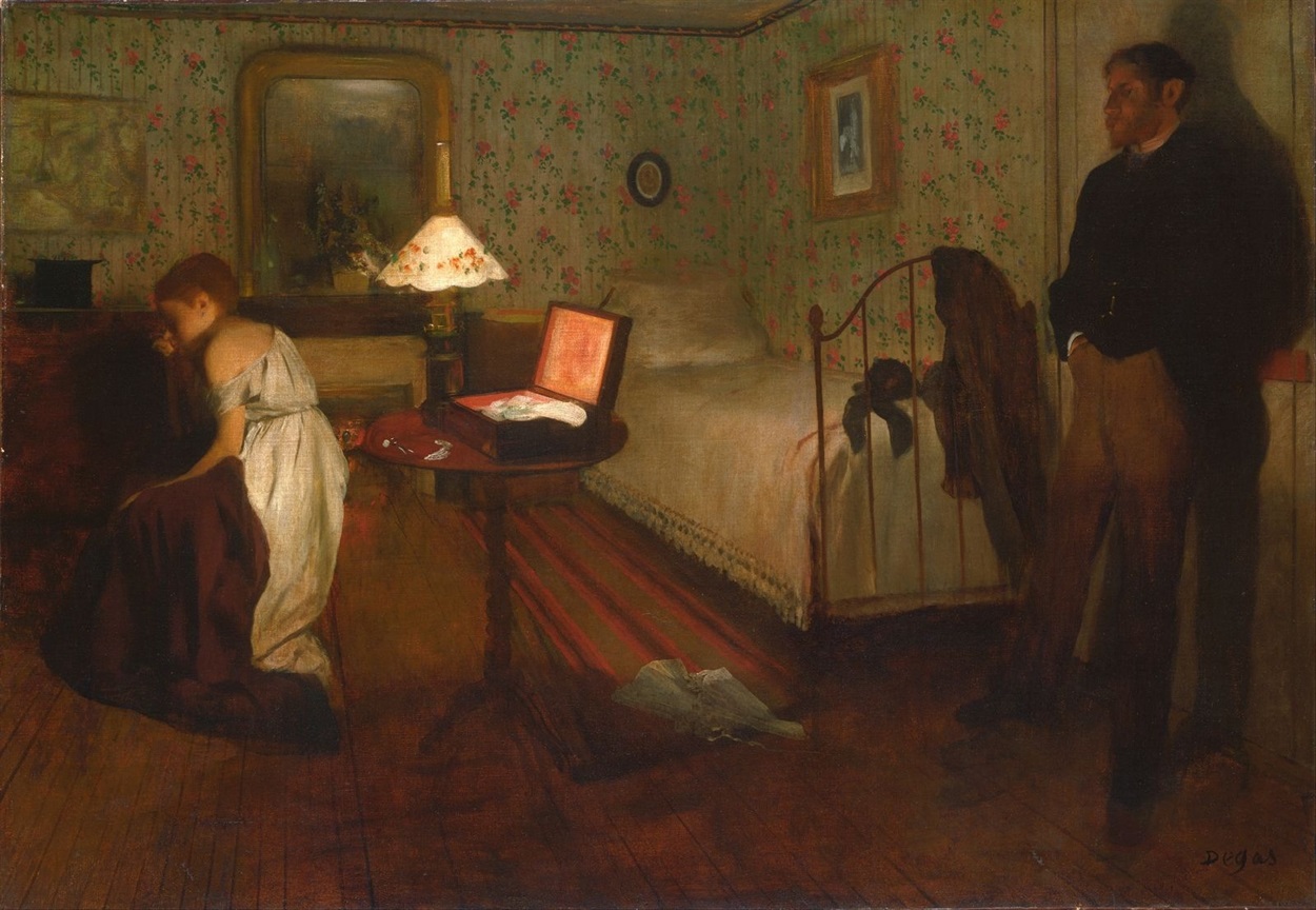 Едгар Дега, "Інтер’єр" ("Зґвалтування"), 1868 або 1869 рік