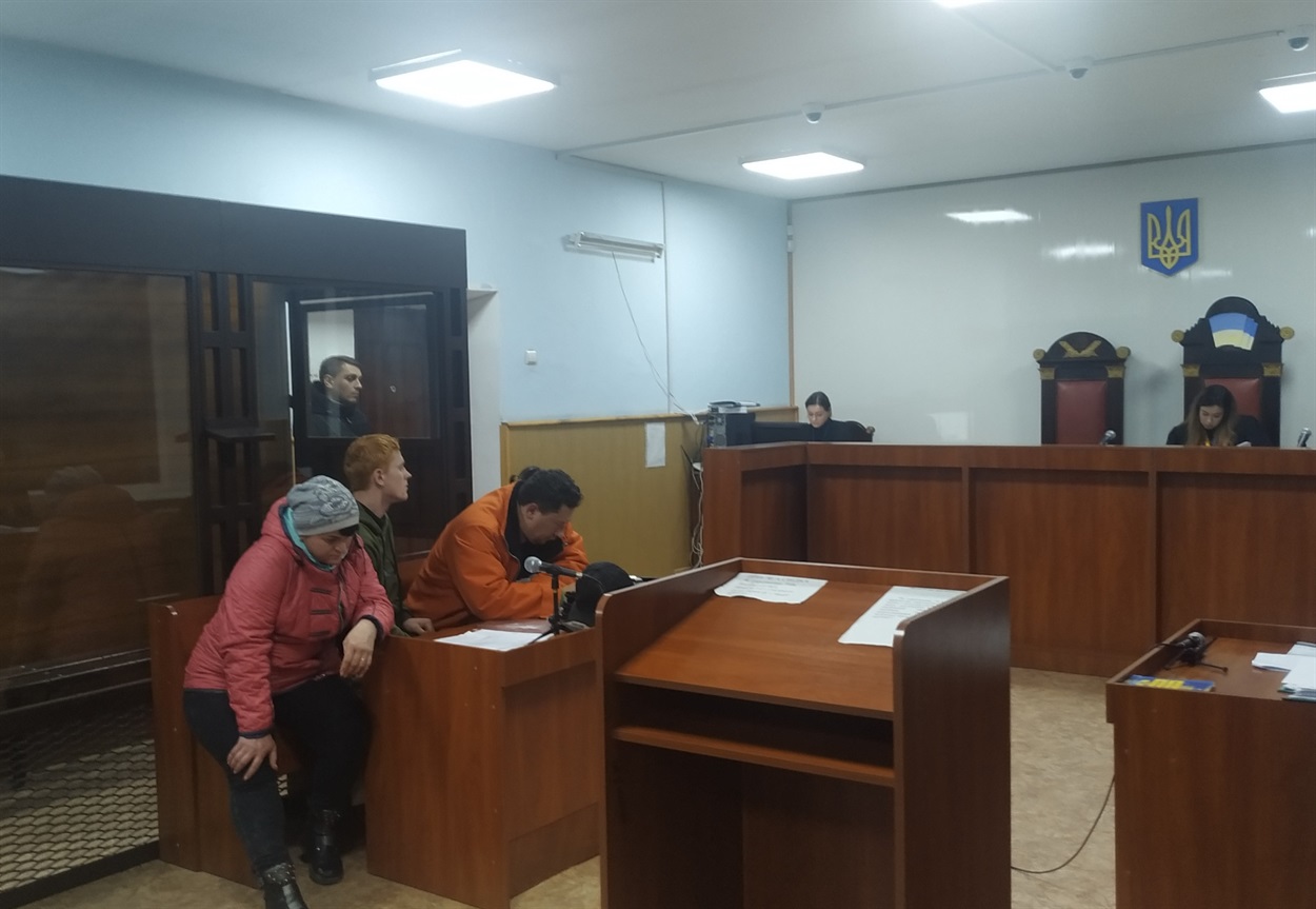 Александр Барышок на заседании Артемовского горрайонного суда в Бахмуте