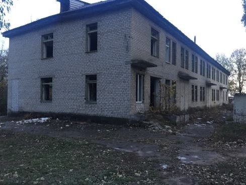 Здание до начала работ