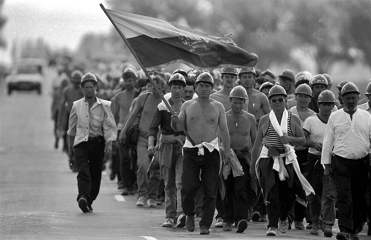 Марш шахтарів на Київ, 1998 рік