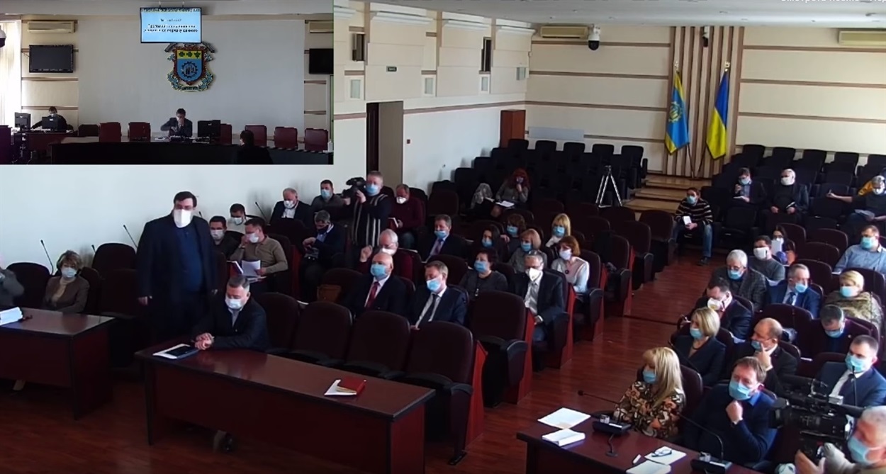 Так сегодня проходила сессия Краматорского горсовета 