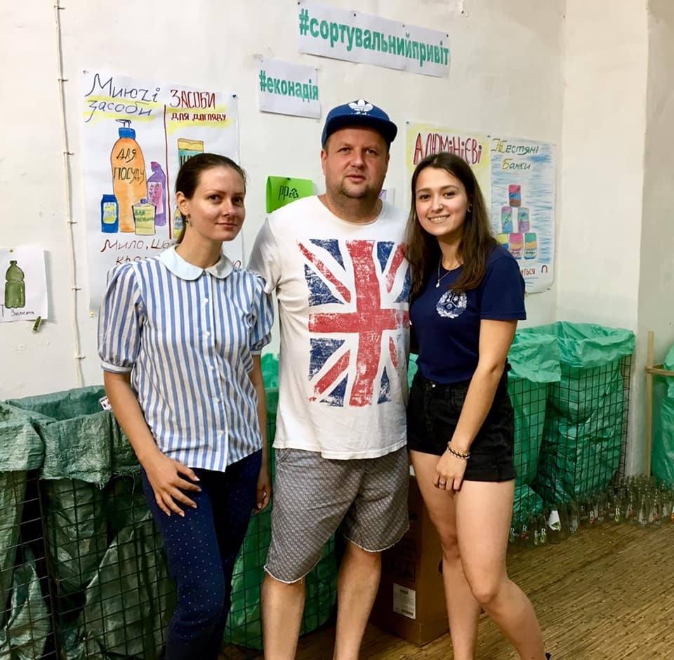 Минулого літа на станцію Ecohope прийшов соліст гурту «ТіК» Віктор Бронюк із дружиною Тетяною (ліворуч)