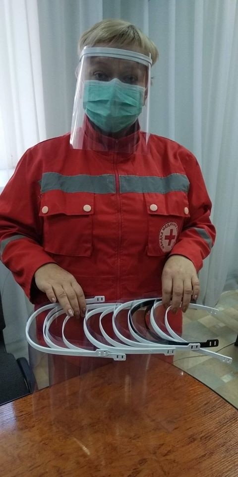 Защитные щитки для медиков скорой помощи