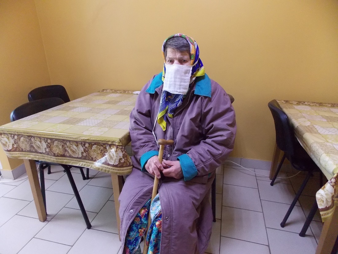 Обитательница приюта 80-летняя Тамара 