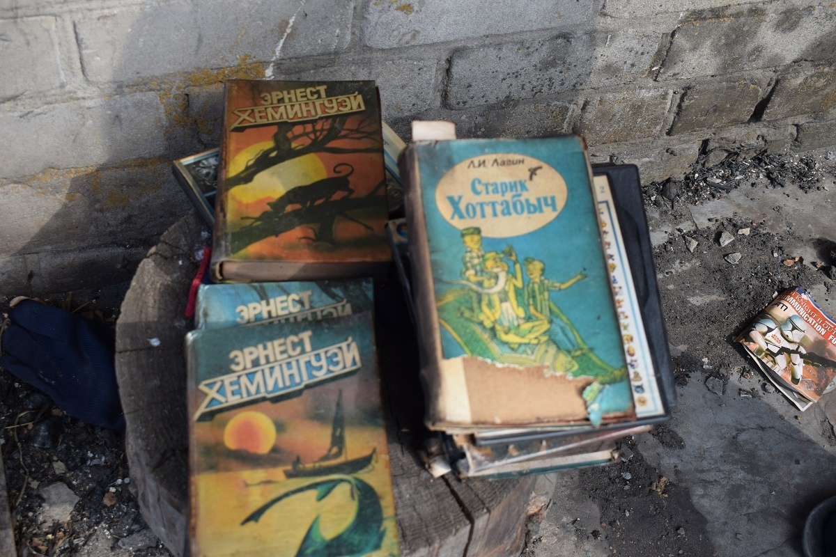 Книги, которые спас из огня Константин Толстопятенко