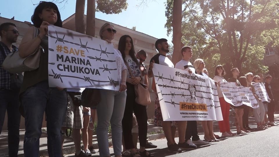 Сыновья Марины Чуйковой организовывали митинги в поддержку матери