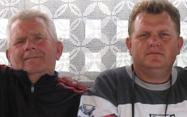 Валерій Соколов з батьком