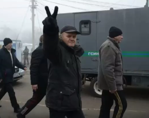 Валерий Соколов при освобождении