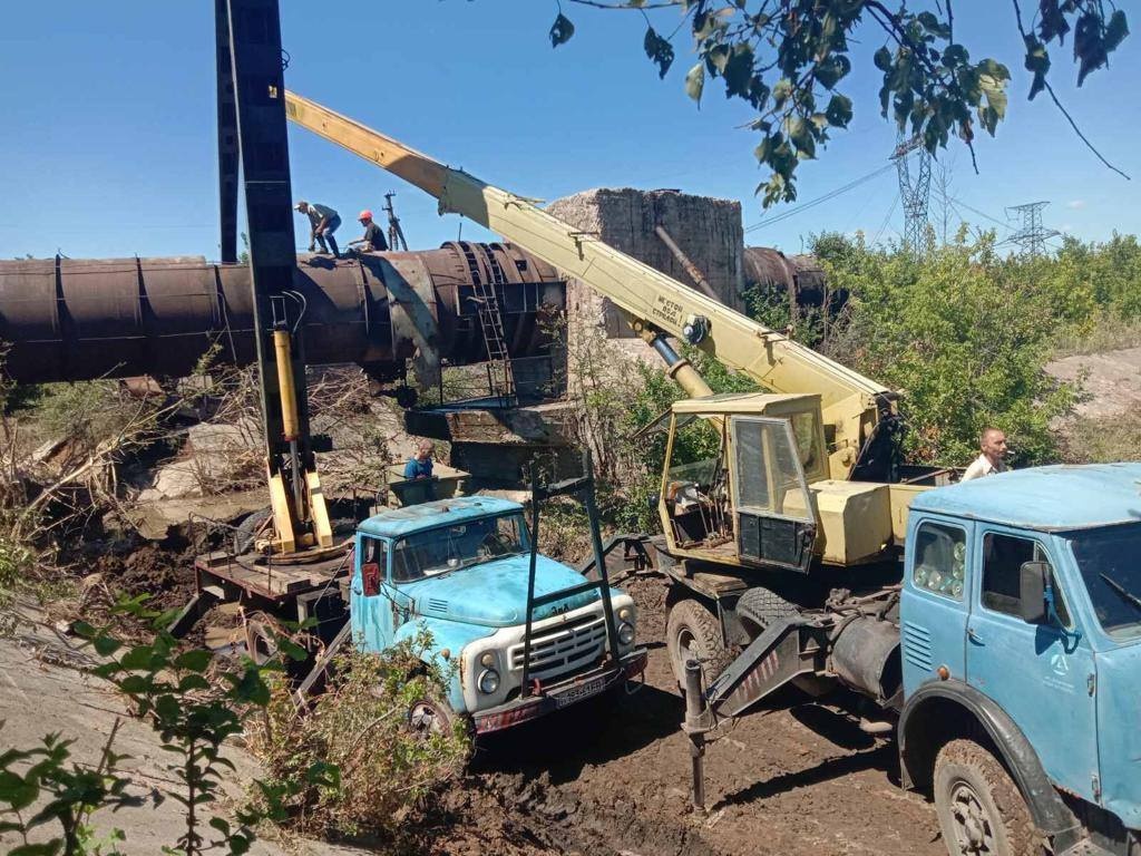 Ремонт на участке в балке Шумы