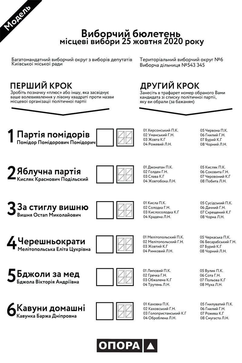 Так будет выглядеть новый бюллетень