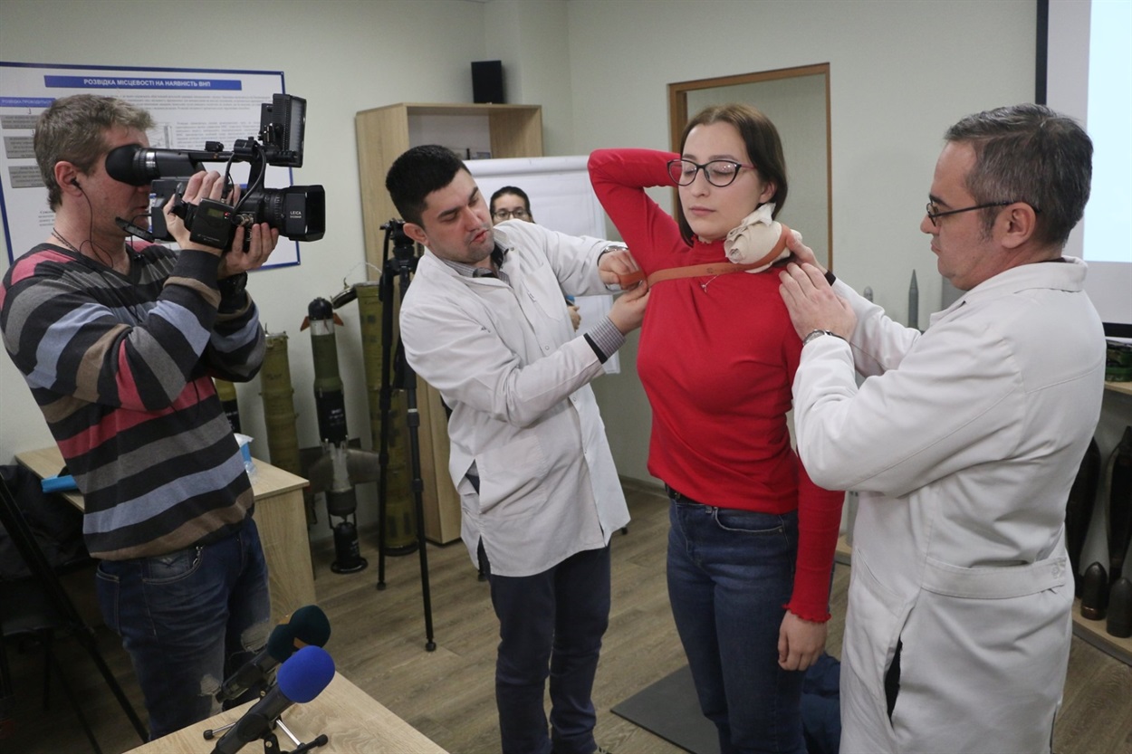 Журналисты ТВ7 за работой