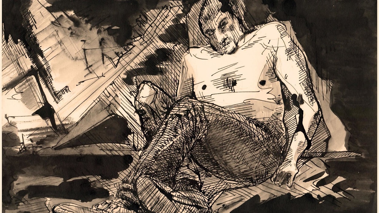 Рисунок из книги «Дыра» донецкого художника Сергея Захарова, который в 2014 году провел полтора месяца в плену из-за уличных карикатур на боевиков