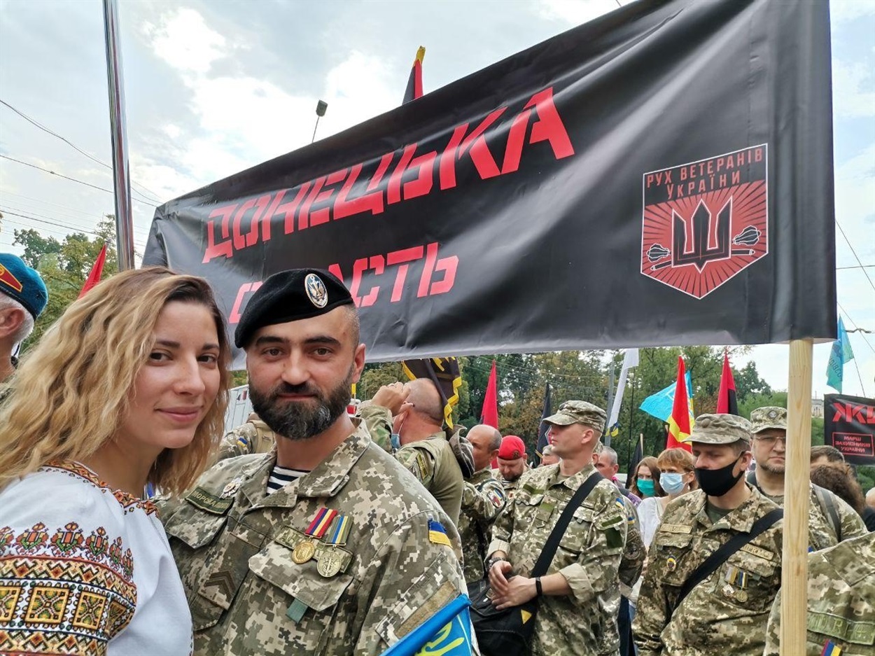 Михайло Золотий з дружиною