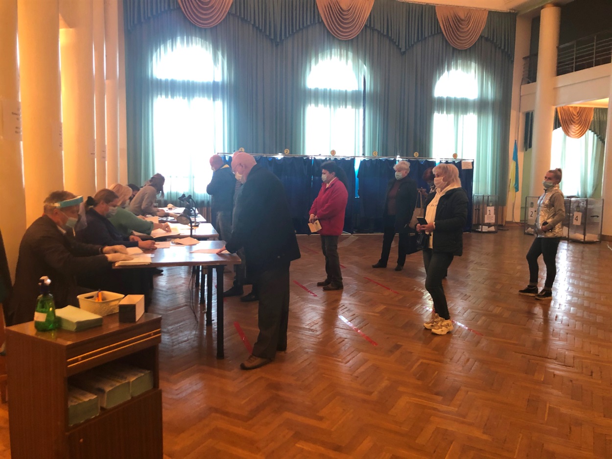 Голосування на місцевих виборах 2020 в Краматорську