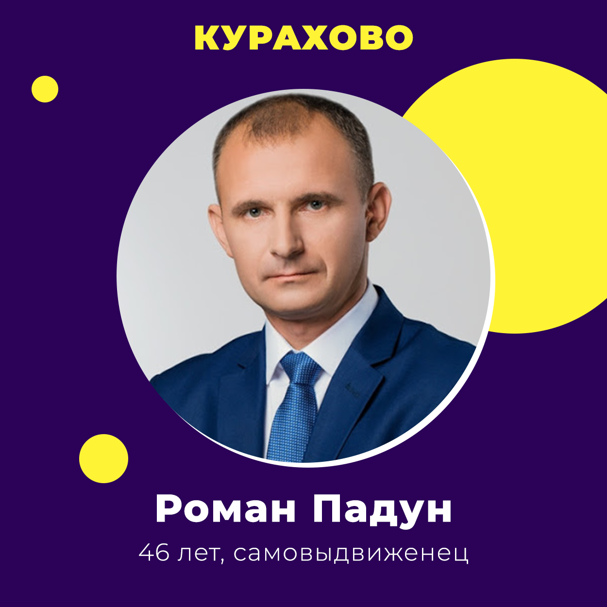 Роман Падун победил на выборах в Курахово