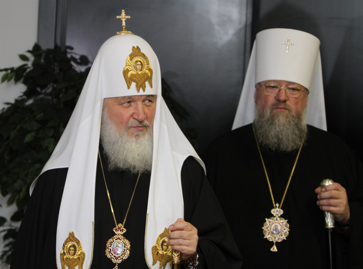 Патриарх Московский и всея Руси Кирилл и Митрополит Донецкий и Мариупольский Иларион