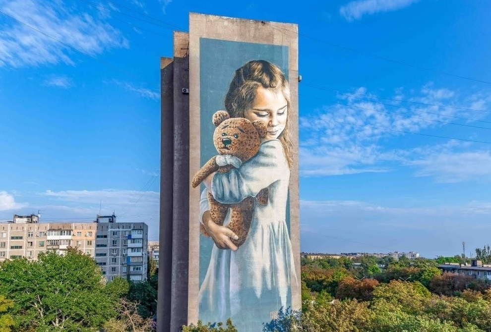 Мурал Мілана в Маріполі - один з об'єктів на мапі