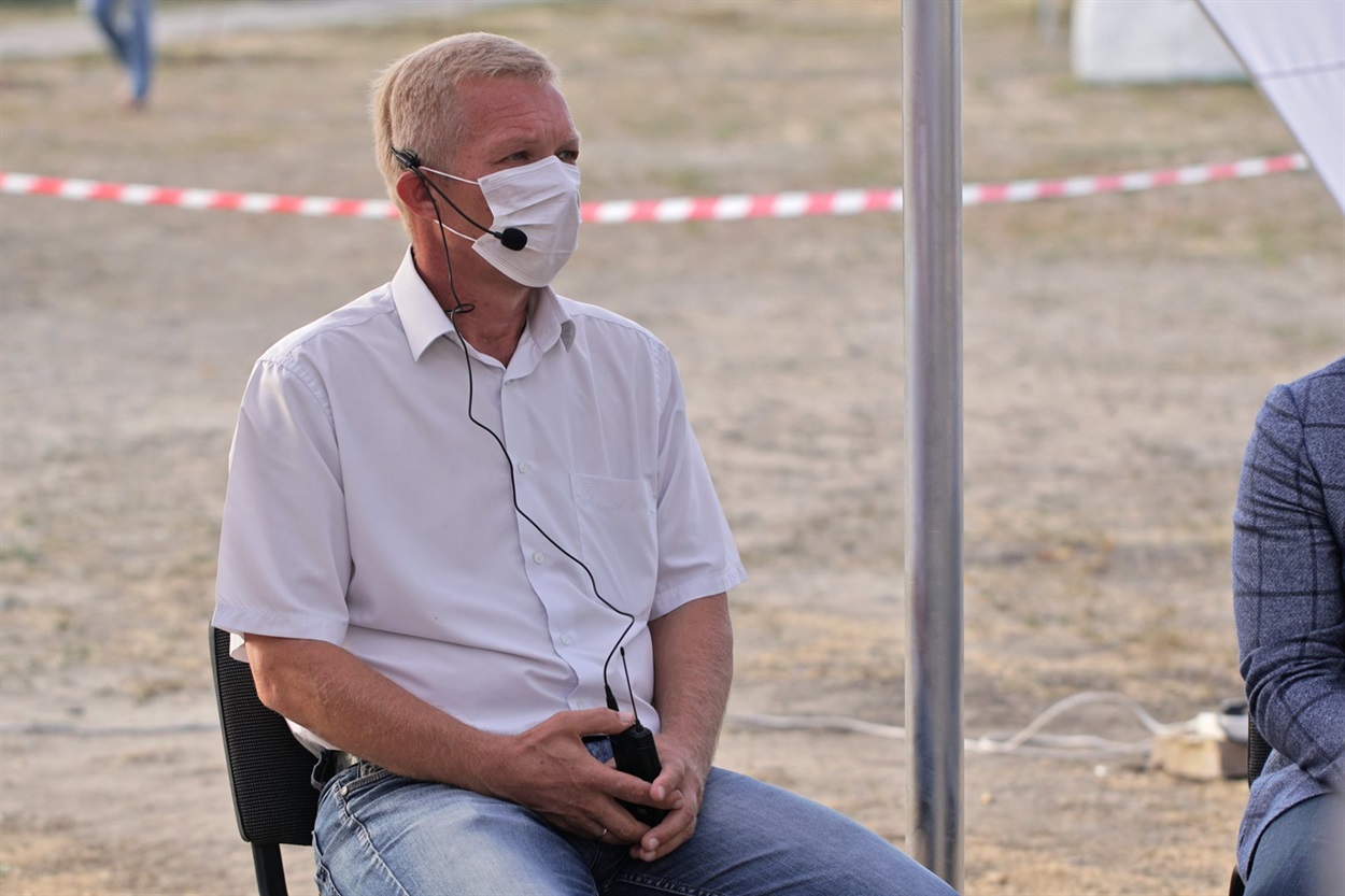 Юрий Золкин, глава ВЦА в Станице Луганской