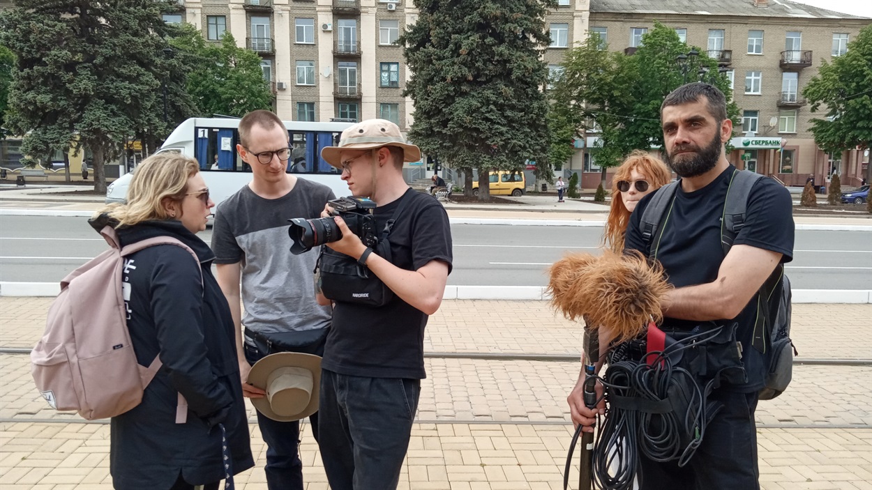 Корней Грицюк с командой ЕвроДонбасса в Дружковке