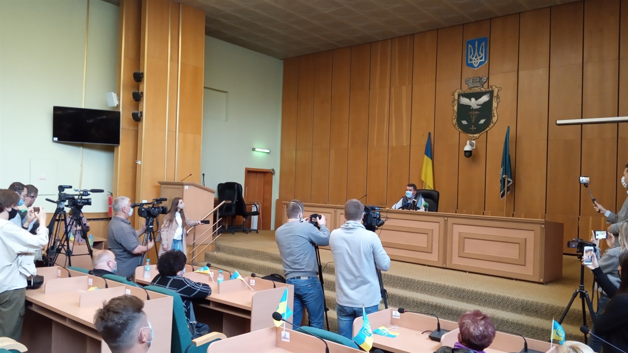 Пресс-конференция в Славянском горсовете
