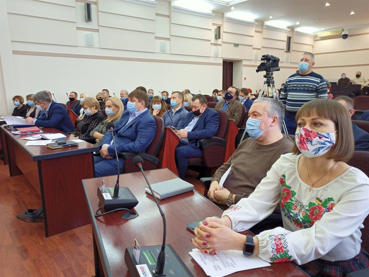 Сессия горсовета в Краматорске