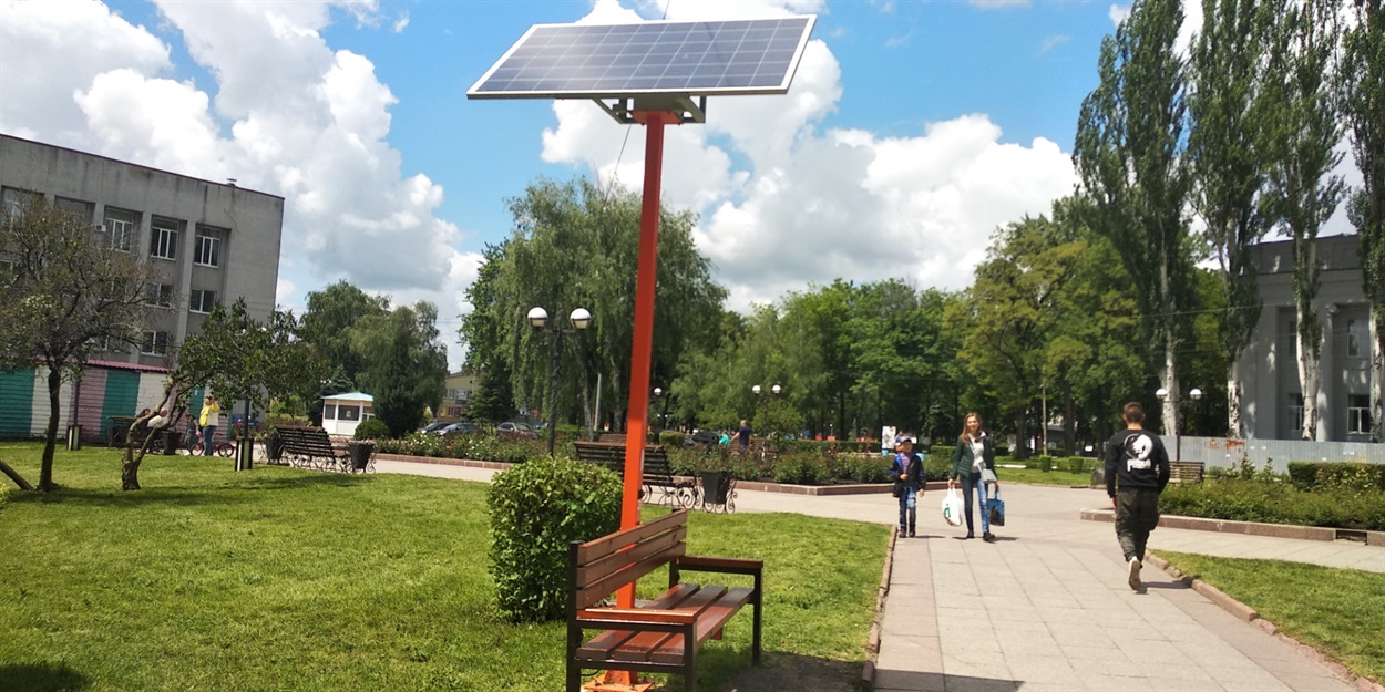 Энерголавочки в центре Покровска