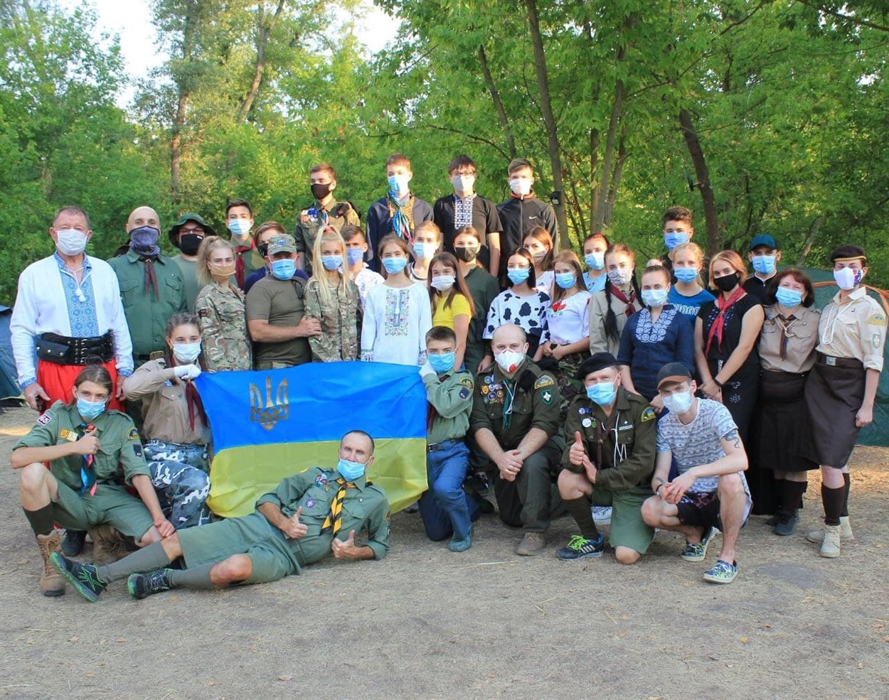 Скаутський табір на Донеччині