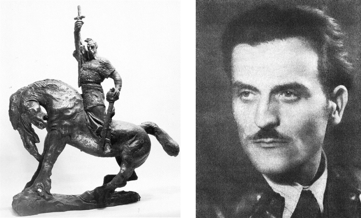 «Князь Володимир». Бронза. 1959 р. Микола Мухін, уродженець Зайцевого