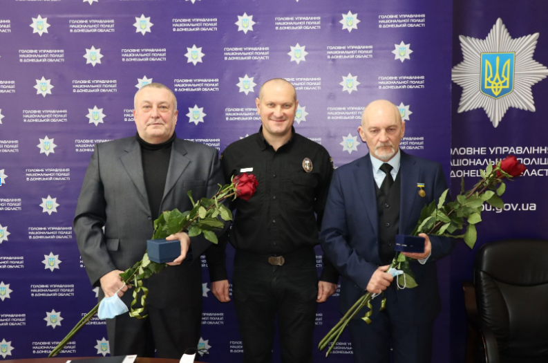 На фото зліва Ігор Тур, посередині Артем Кисько, праворуч режисер-постановник Андрій Луценко