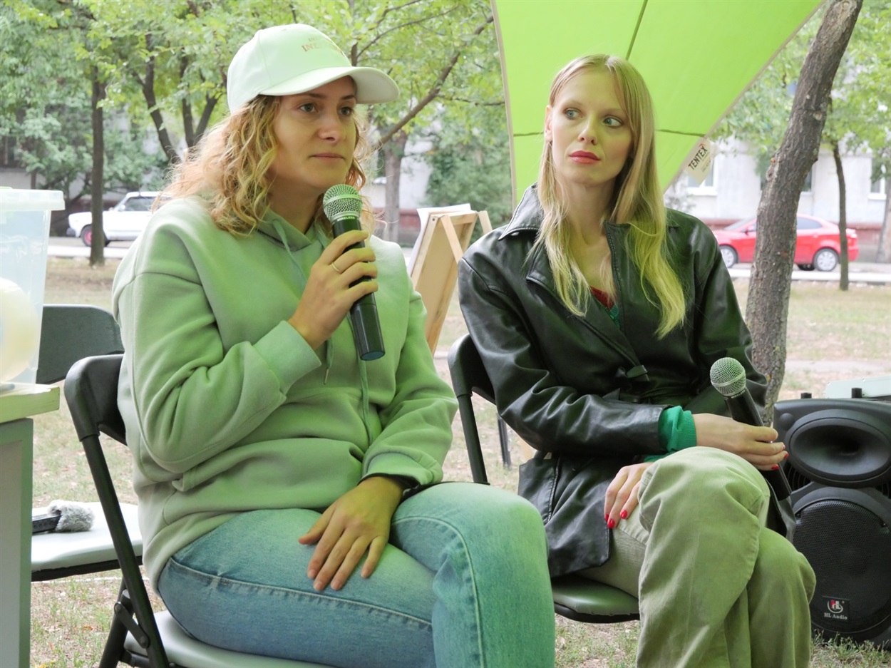Ірина Федорченко та  Анастасія Магомедова розповідають про ідею виникнення проєкту