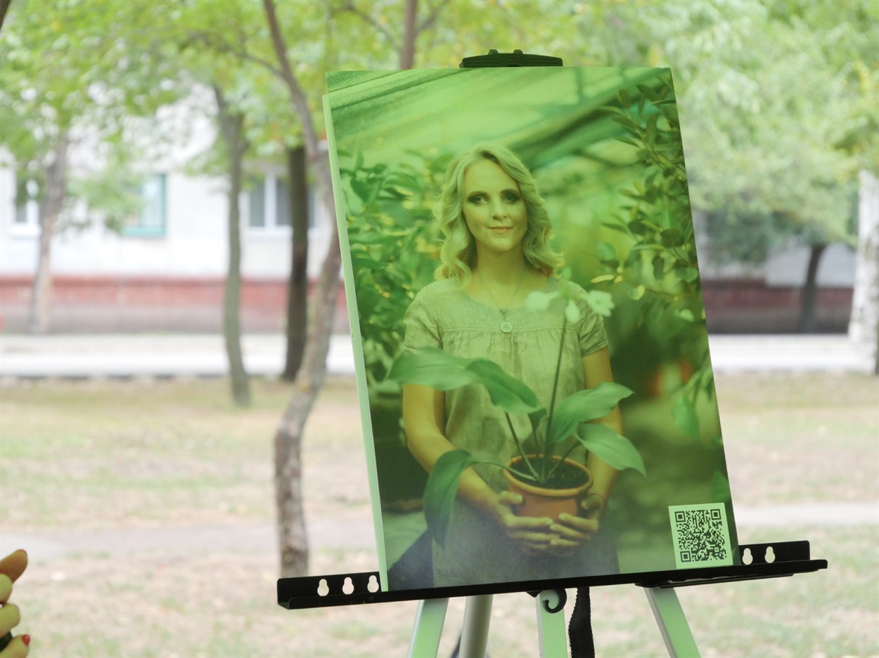 фото Оксани Матвіївської, викладачки  в екологічному центрі.