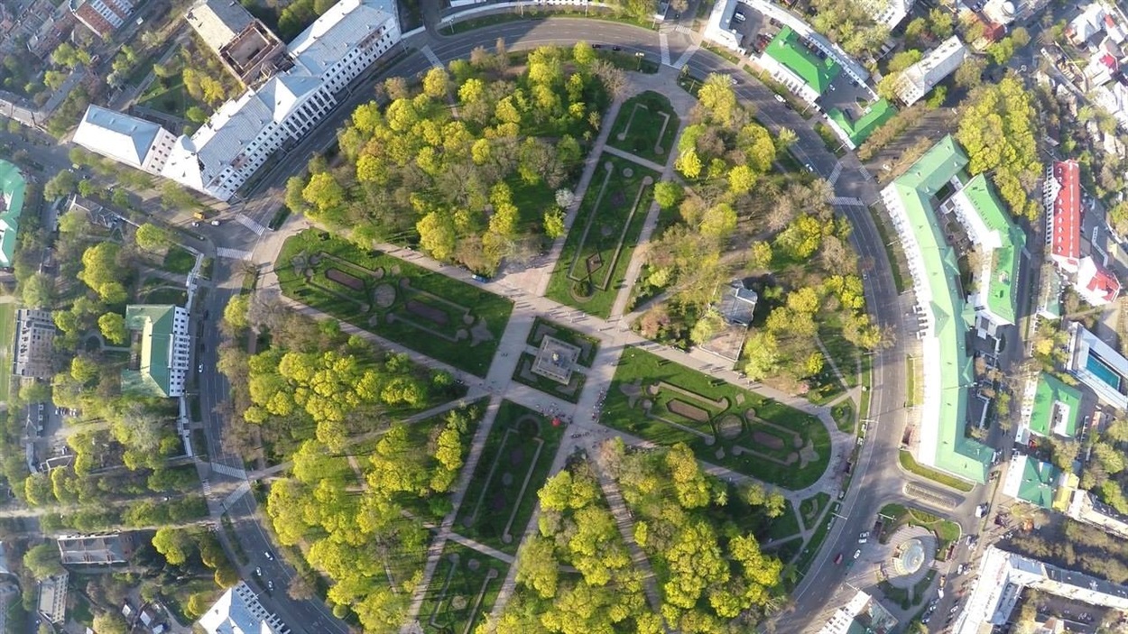 Круглая площадь в Полтаве