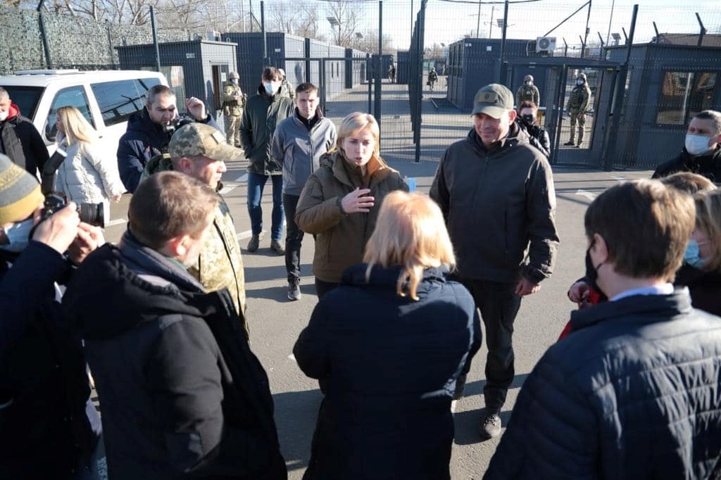 Ірина Верещук на КПВВ