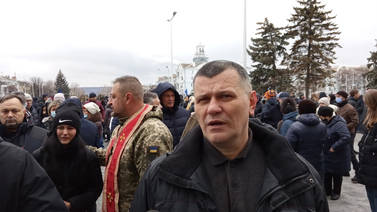 Батько загиблого бійця Євген Геровкін