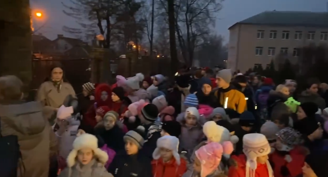 Эвакуация в Донецке