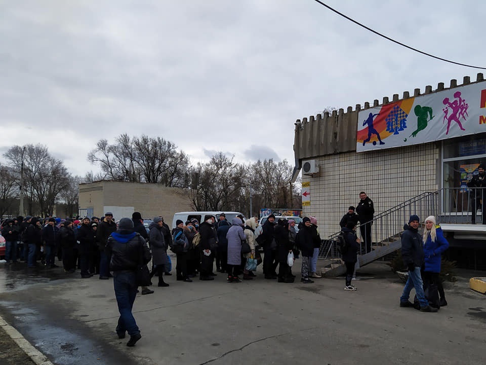 очередь за помощью, Северодонецк