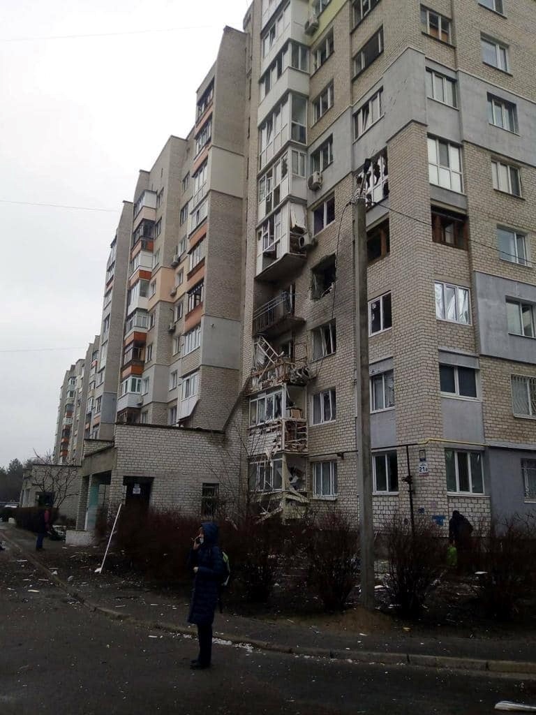 обстрел жилого дома, Северодонецк, 5 марта 2022