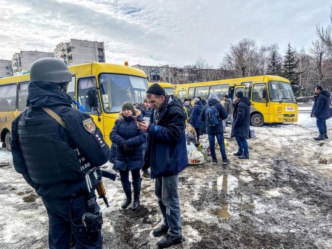 Эвакуация Луганщина